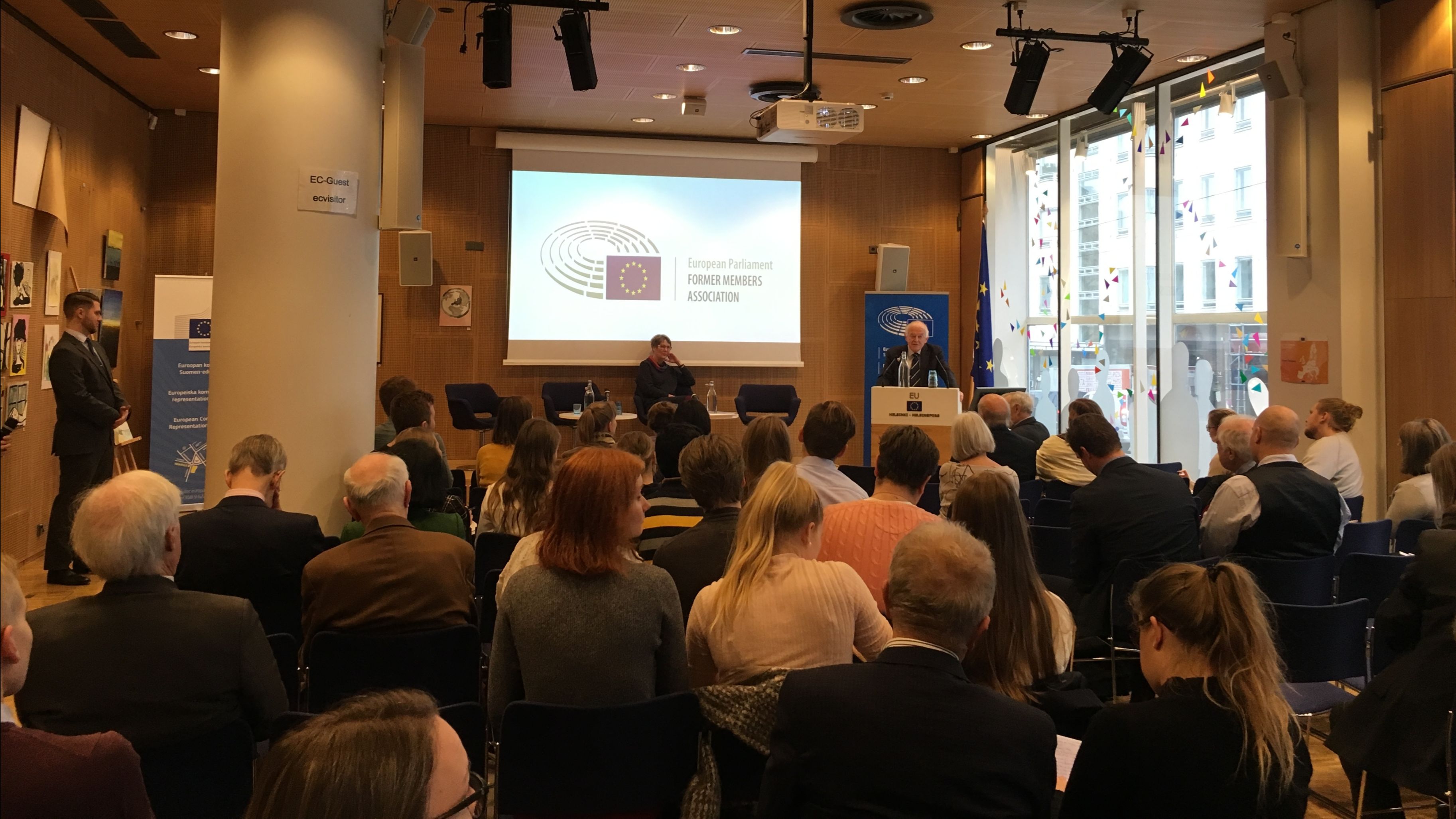 Debate with students entitled “Future of Europe: next steps?” at the EP Liaison Office in Helsinki