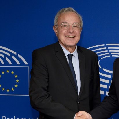 Antonio TAJANI - EP President meets with MEP Alain LAMASSOURE