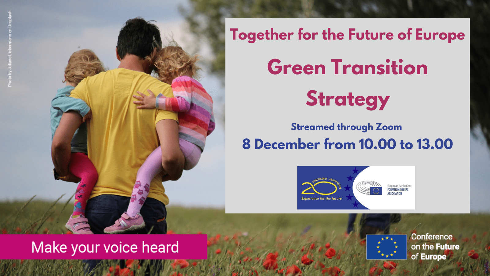 FMA Online Conference “Together for the future of Europe” on Green Transition Strategy