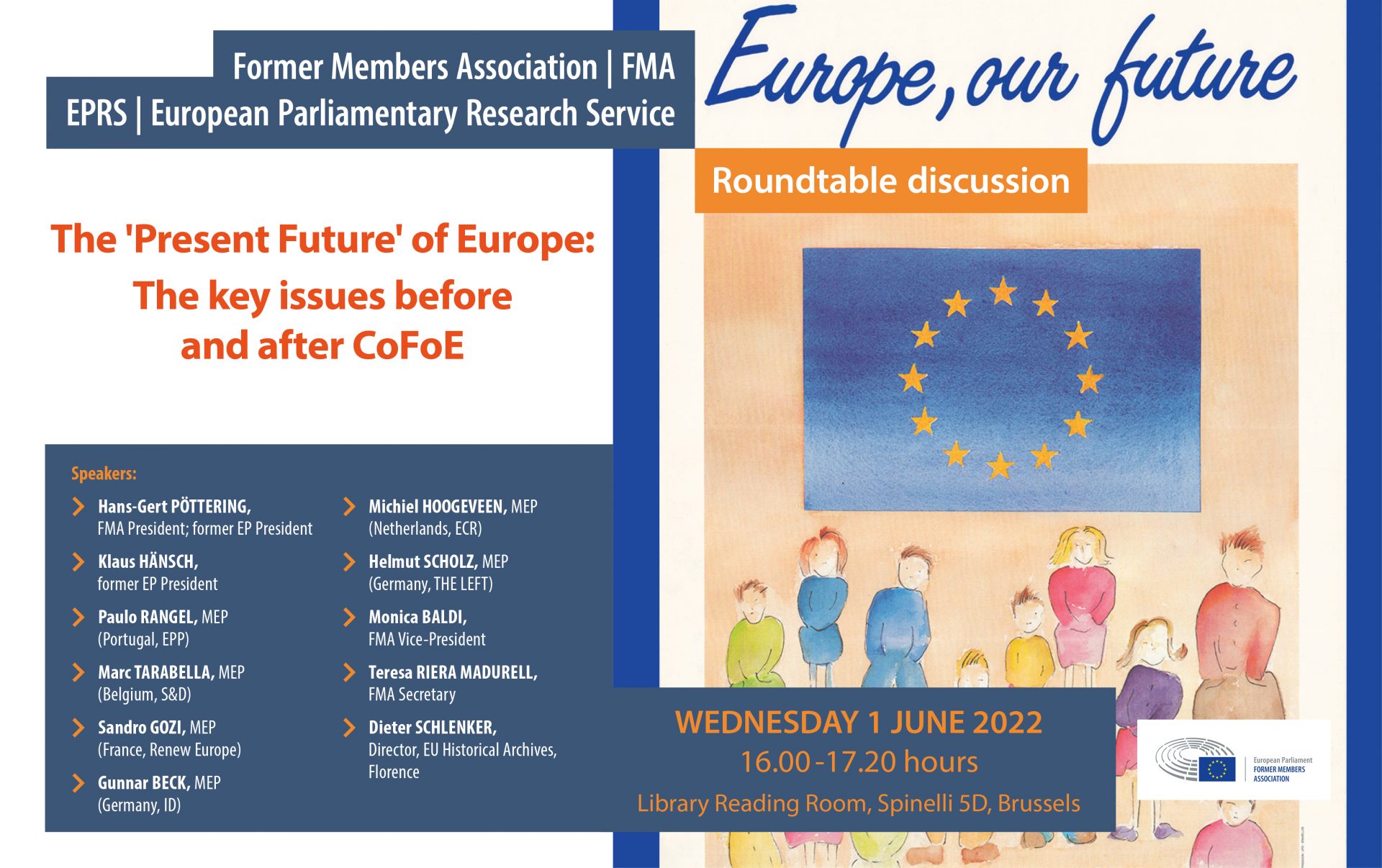“Present Future of Europe” FMA Publication